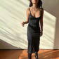 Melinda Slip Dress - Black