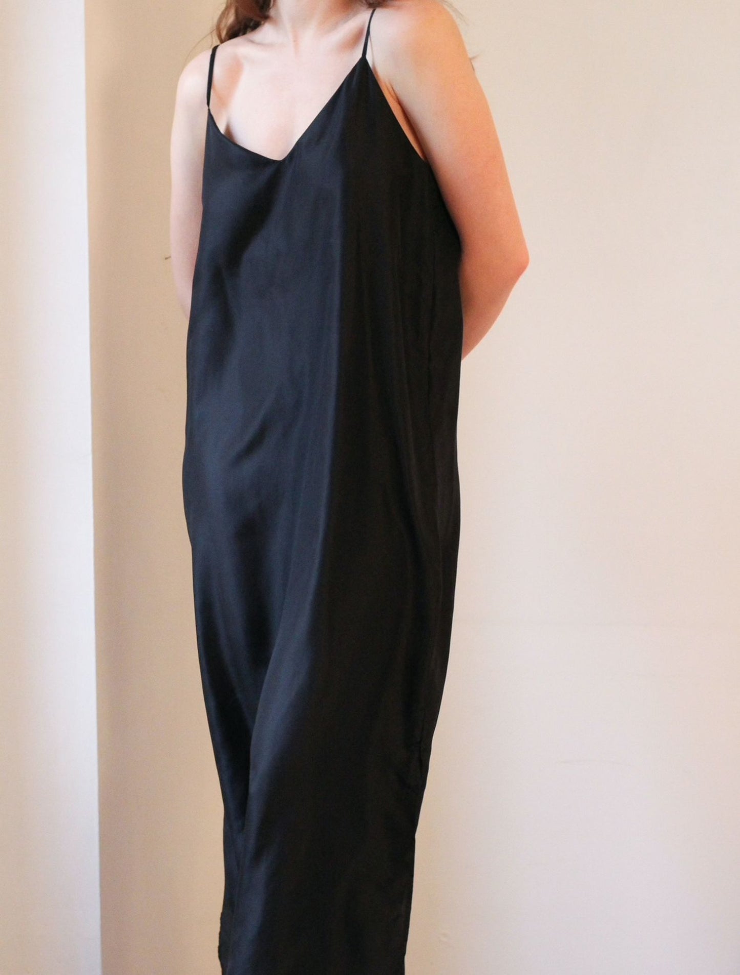 Camille Slip Dress - Black